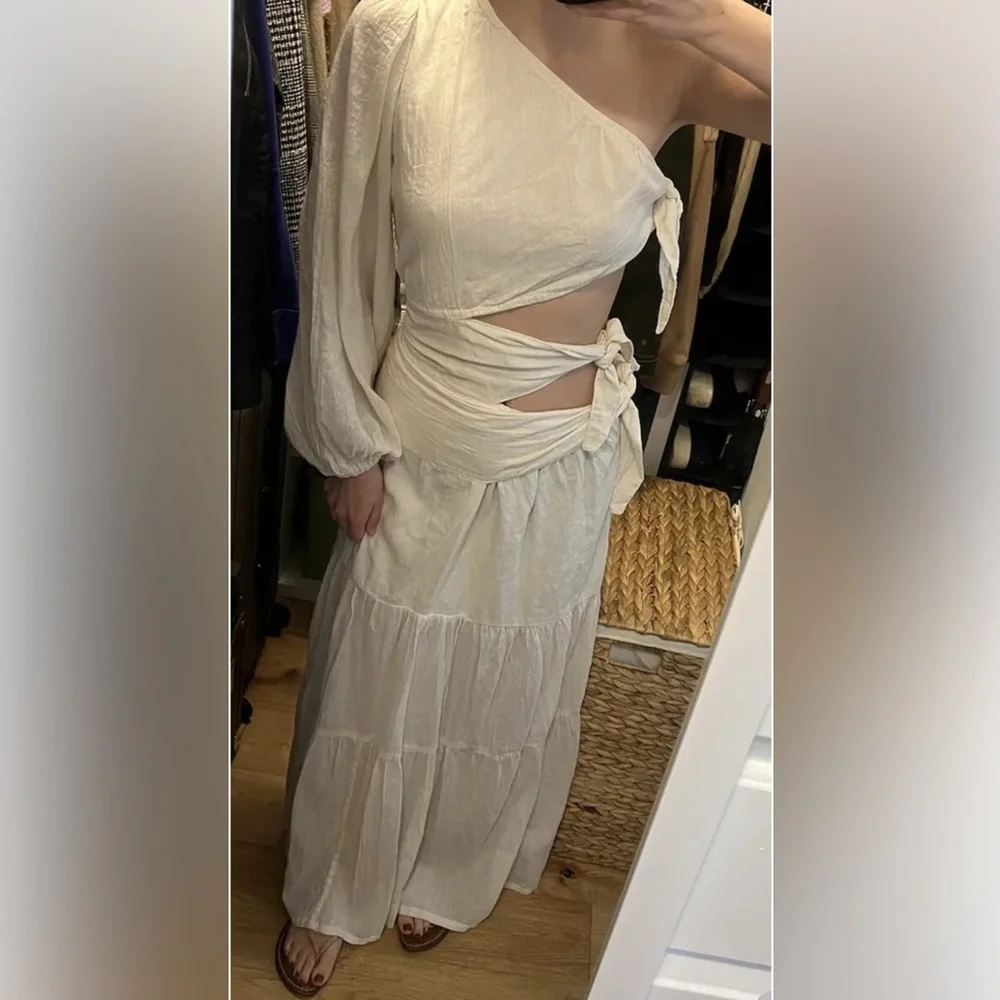 NWOT Jen's Pirate Booty Graffiti Bridge Maxi Dress - Picture 6 of 6